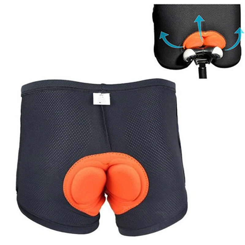 (image for) TENGOO Cycling Shorts Breathable Shockproof Comfortable Underpants Sponge Gel 3D Padded Cycling Pants for Bicycle Motorcycle